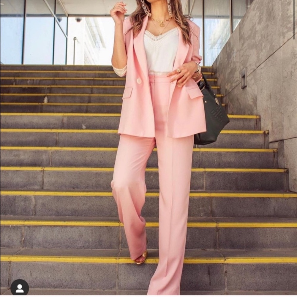 ZARA 2 Piece Double Breast Blazer + Pants